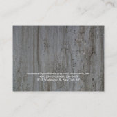 Carte De Visite Créative Grey Wall Personal Trainer (Dos)