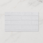 Carte De Visite Creative Grey Wall tendance Stylish Consultant (Dos)