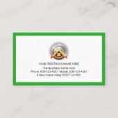 Carte De Visite Creative Home Handyman Tools Circuit Wiring (Dos)