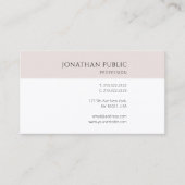 Carte De Visite Créative Moderne Design simple Modèle tendance (Devant)