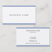 Carte De Visite Créative Moderne Professionnel Cool Simple Luxe (Devant / Derrière)
