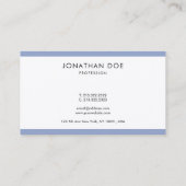 Carte De Visite Créative Moderne Professionnel Cool Simple Luxe (Dos)