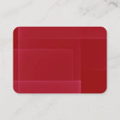 Carte De Visite Créative Red Dynamic Personal Trainer Sport tendan (Dos)