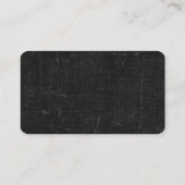 Carte De Visite Créative Retro Black Grey Dynamic Personal Trainer (Dos)