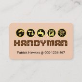 Carte De Visite Creative Screwed HANDYMAN Tools  (Devant)