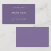 Carte De Visite Créative Sleek Modern Design Modèle Professionnel (Devant / Derrière)