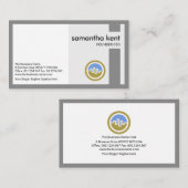 Carte De Visite Créative Stylish Box Frame fondateur PDG (Devant / Derrière)