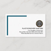 Carte De Visite Créative Trapezoid Layers PDG Fondateur (Dos)