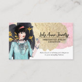 Carte De Visite Créatrice de Bijoux et de Perles Artisanaux (Devant)