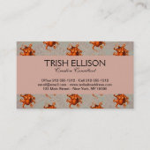 Carte De Visite Créature du monstre de la mer d'Octopus Cephalapod (Devant)