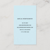 Carte De Visite Créature Mer Dauphin Cute (Dos)