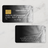 Carte De Visite Credit Card | Elegant Fabric Gradient (Devant / Derrière)