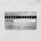 Carte De Visite Crédit pour Parties scintillant métalliques brilla (Dos)