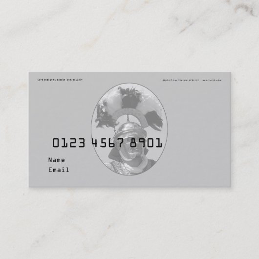 Carte De Visite Creditcard (Devant)