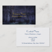 Carte De Visite Creepy forest (Devant / Derrière)