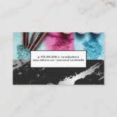 Carte De Visite Créer des brosses et des fondations | Marbre noir (Dos)