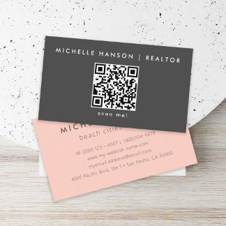 Carte De Visite Créer votre propre code QR Couleurs personnalisées