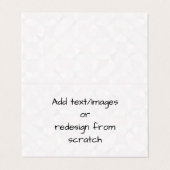 Carte De Visite Créer votre propre Customisé (Extérieur déplié)