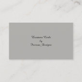 Carte De Visite Créez un pingouin de Linux (Dos)