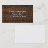 Carte De Visite Créez vos propres (Devant / Derrière)