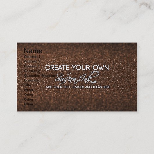 Carte De Visite Créez vos propres (Devant)