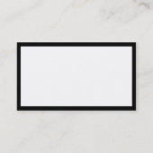 Carte De Visite Créez vos propres (Dos)