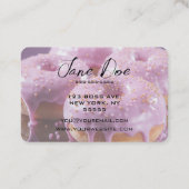 Carte De Visite Créez vos propres beignets roses (Dos)