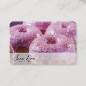 Carte De Visite Créez vos propres beignets roses (Devant)