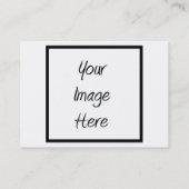 Carte De Visite Créez vos propres - blanc de personnaliser (Dos)