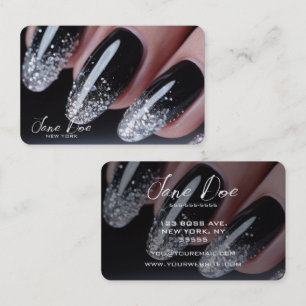 Carte De Visite Créez vos propres clous de Parties scintillant en 