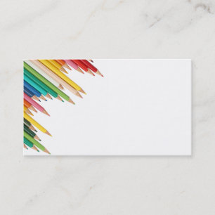 carte de visite/Créez vos propres crayons de coule