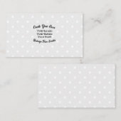 Carte De Visite Créez votre propre (Devant / Derrière)