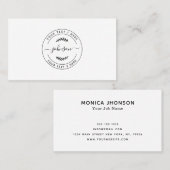 Carte De Visite Créez votre propre (Devant / Derrière)