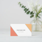 Carte De Visite Créez votre propre (Debout devant)