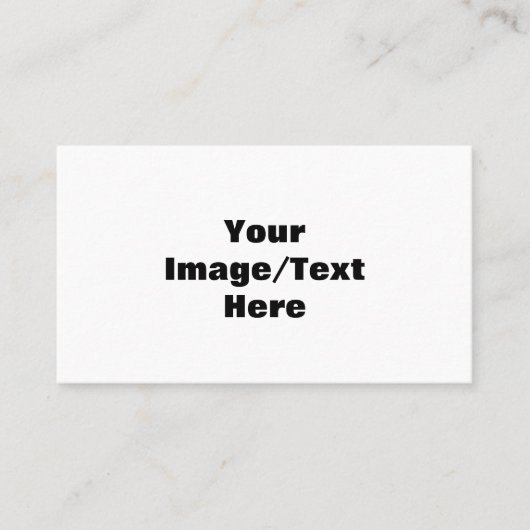 Carte De Visite Créez Votre Propre  (Devant)