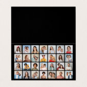 Carte De Visite Créez votre propre 28 Photo Collage Pack de 25 (Extérieur déplié)
