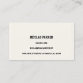 Carte De Visite Créez votre propre base-ball (Dos)