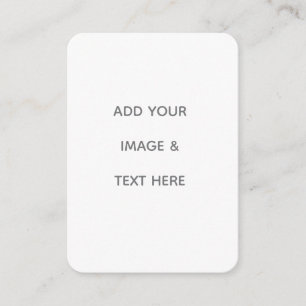 Carte De Visite Créez votre propre blanc