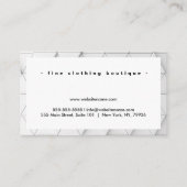 Carte De Visite Créez votre propre boutique de luxe (Dos)