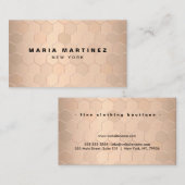 Carte De Visite Créez votre propre boutique de luxe (Devant / Derrière)