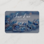 Carte De Visite Créez votre propre bracelet en pierre bleue (Dos)