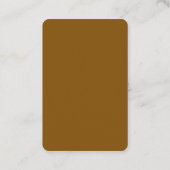 Carte De Visite Créez Votre Propre Brun (Dos)