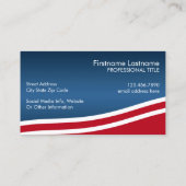 Carte De Visite Créez votre propre conception d'élection (Dos)