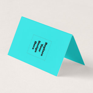 Carte De Visite Créez votre propre cyan