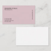 Carte De Visite Créez votre propre design professionnel moderne et (Devant / Derrière)