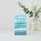 Carte De Visite Créez votre propre devis inspirant motivationnel (Debout devant)