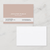 Carte De Visite Créez votre propre élégant professionnel moderne (Devant / Derrière)