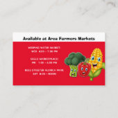 Carte De Visite Créez votre propre ferme végétale de production (Dos)