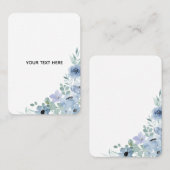 Carte De Visite Créez Votre Propre Fleur (Devant / Derrière)