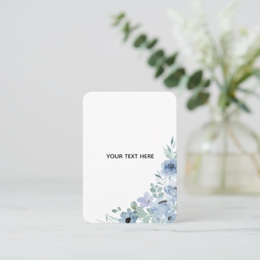 Carte De Visite Créez Votre Propre Fleur (Debout devant)